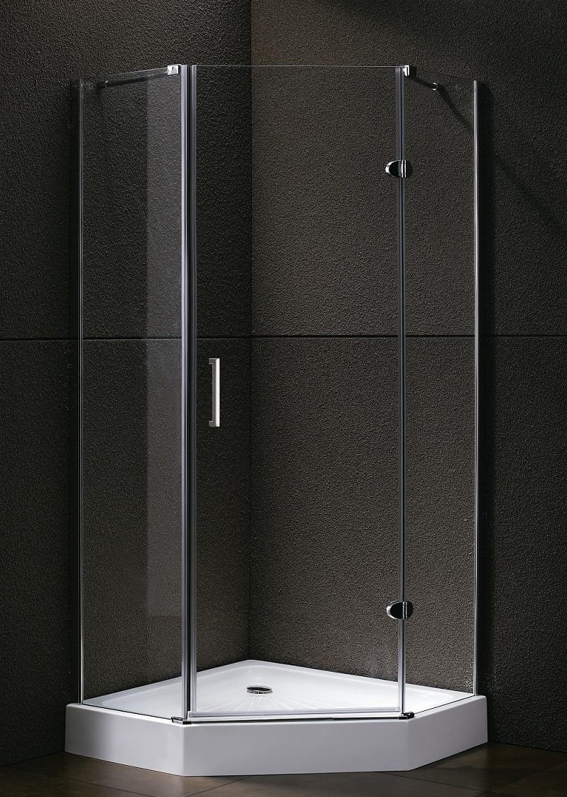 Vijfhoek douchedeuren online bestellen Douchecabine.nl