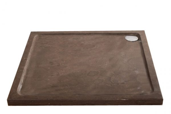 Alvoro Rock douchebak 80x80cm acryl met antislipstructuur - mat wit SWB-8080