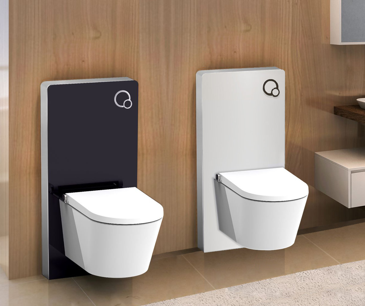 Een computer gebruiken replica voordeel Sanitair module voor hangend toilet - Douchecabine.nl
