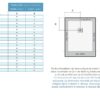 Lijntekening Slate douchebak (nieuw)