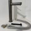 Wastafelkraan opbouw Gun Metal