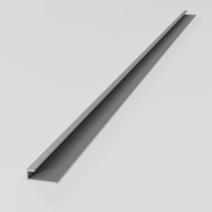 Eindprofiel Chroom 300 cm (inkortbaar)