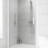 Douche draaideur witte profielen