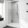 Douche draaideur wit 80 90 cm