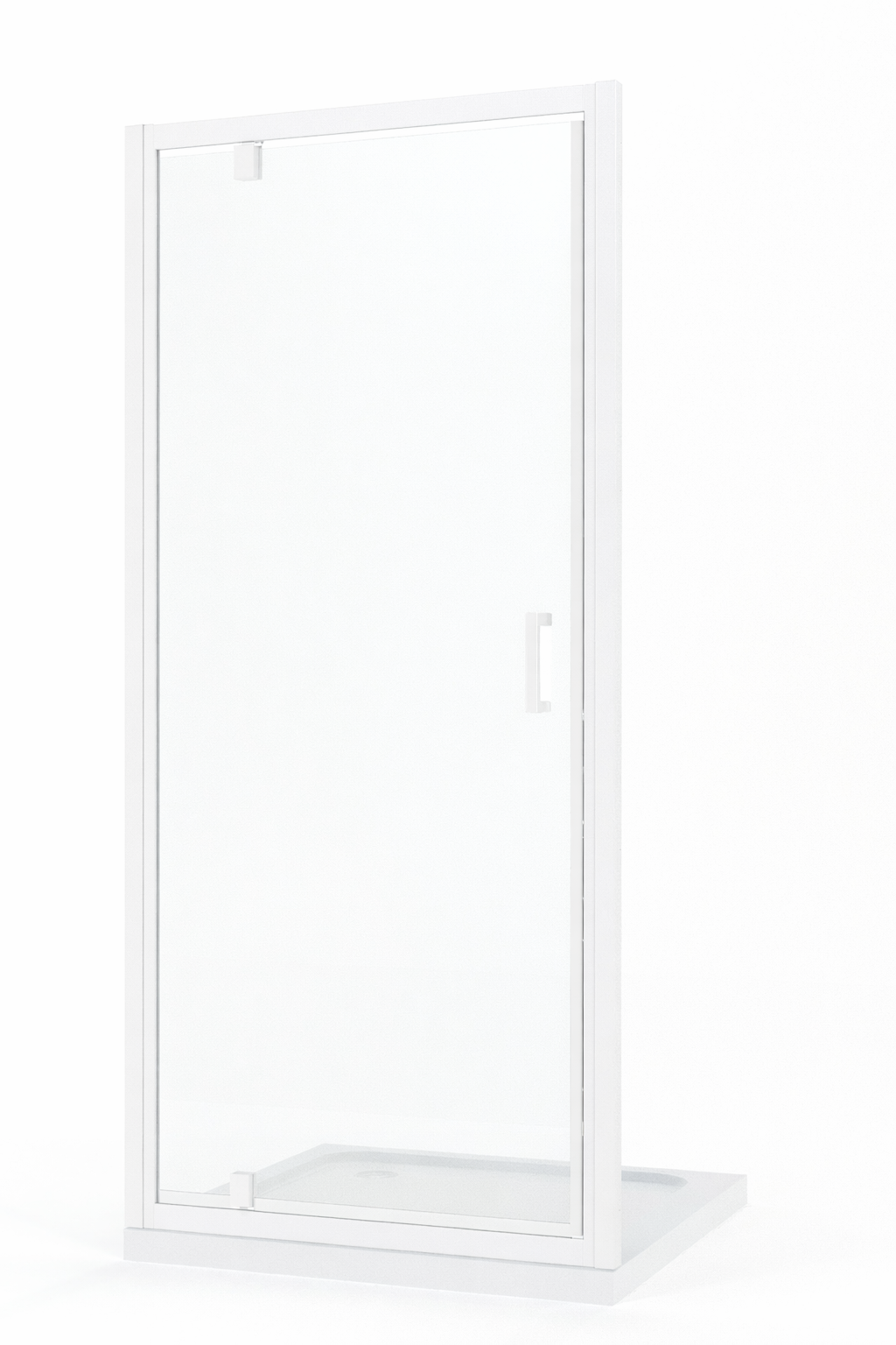 Douche draaideur wit 80 90 cm