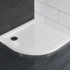 Kwartronde douchebak 80x80x4cm