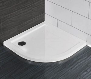 Kwartronde douchebak 80x80x4cm
